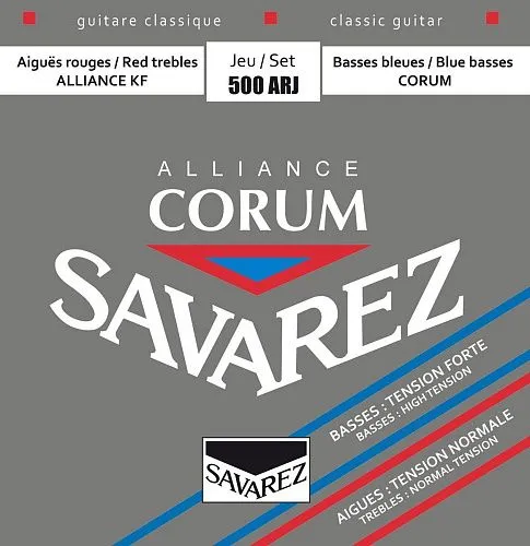 Savarez 500ARJ Alliance Corum Комплект струн для классической гитары смешанного натяжения.
