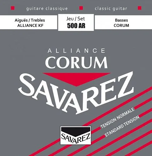 Savarez 500AR Alliance Corum Rouge Комплект струн для классической гитары.