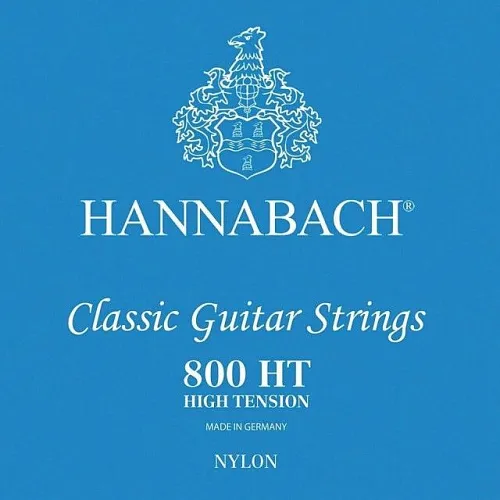 Hannabach 800HT Blue Silver-Plated Комплект струн для классической гитары.